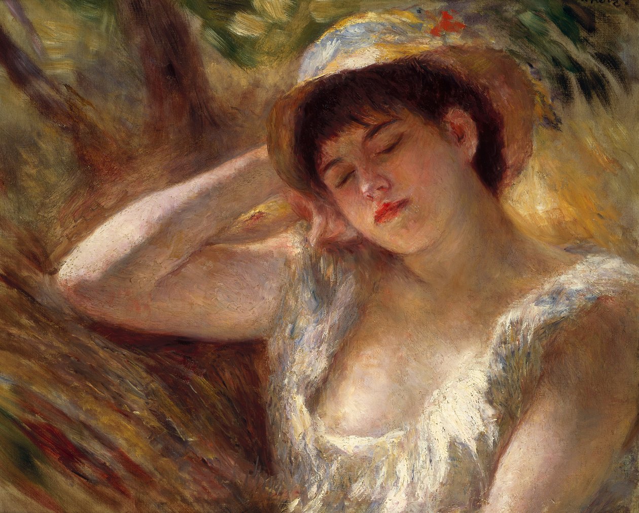 The Sleeper, 1880 by Pierre Auguste Renoir