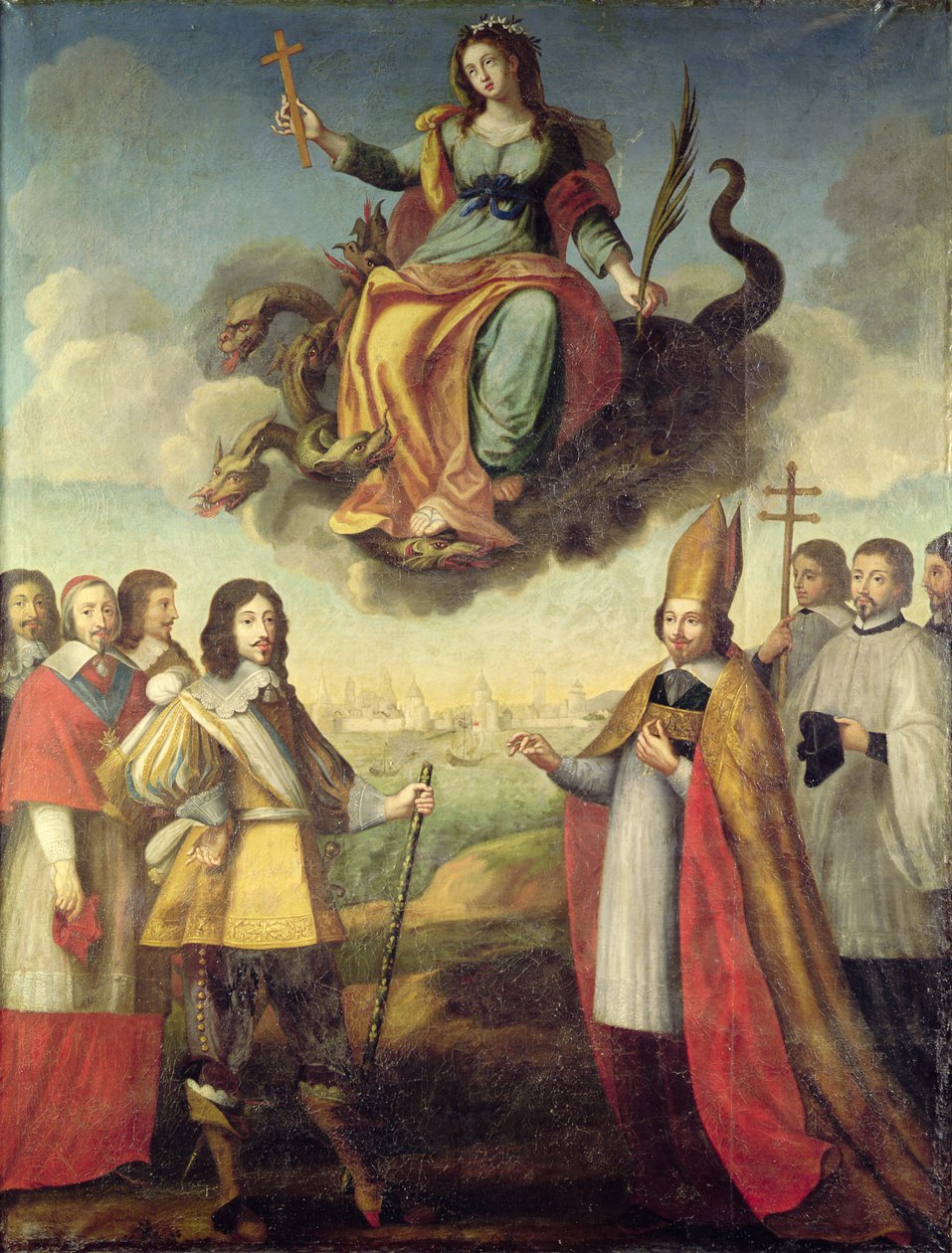 Entry of Louis XIII King of France and Navarre, into La Rochelle, 1st November 1628 by Pierre Courtillon
