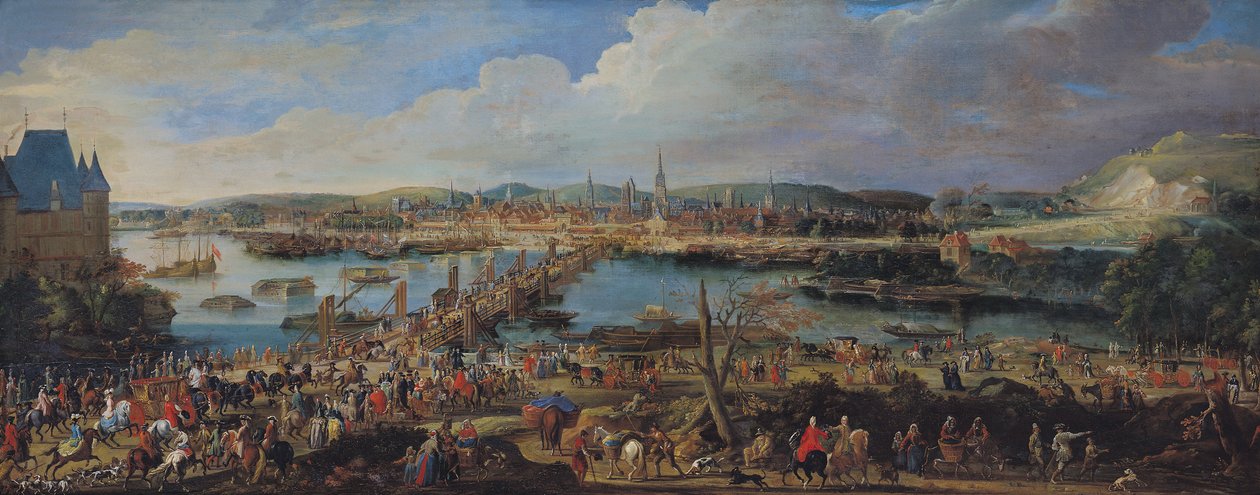 View of Rouen from Saint-Sever by Pierre-Denis Martin