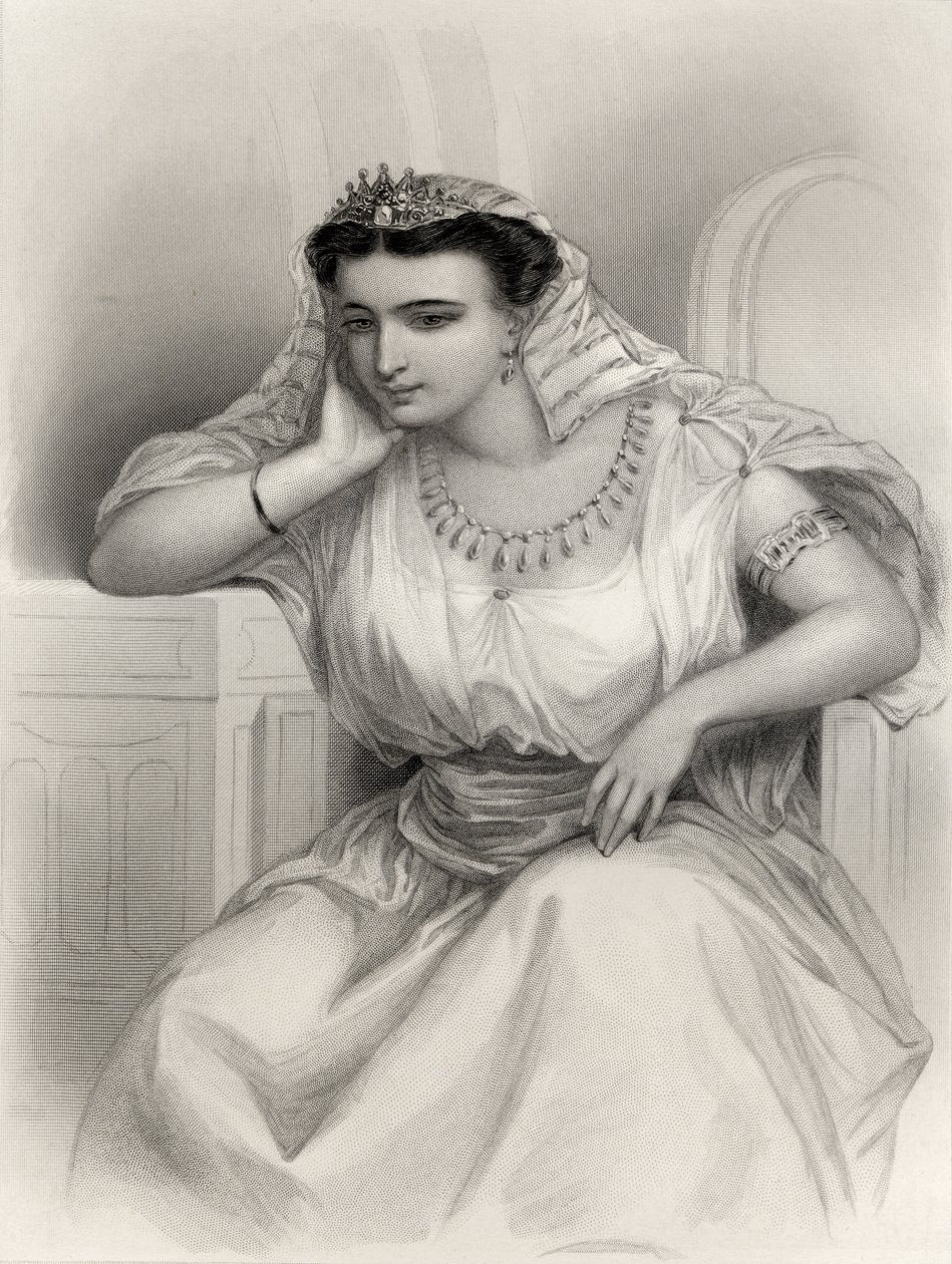 Cleopatra VII (69-30 BC) Illustration from 