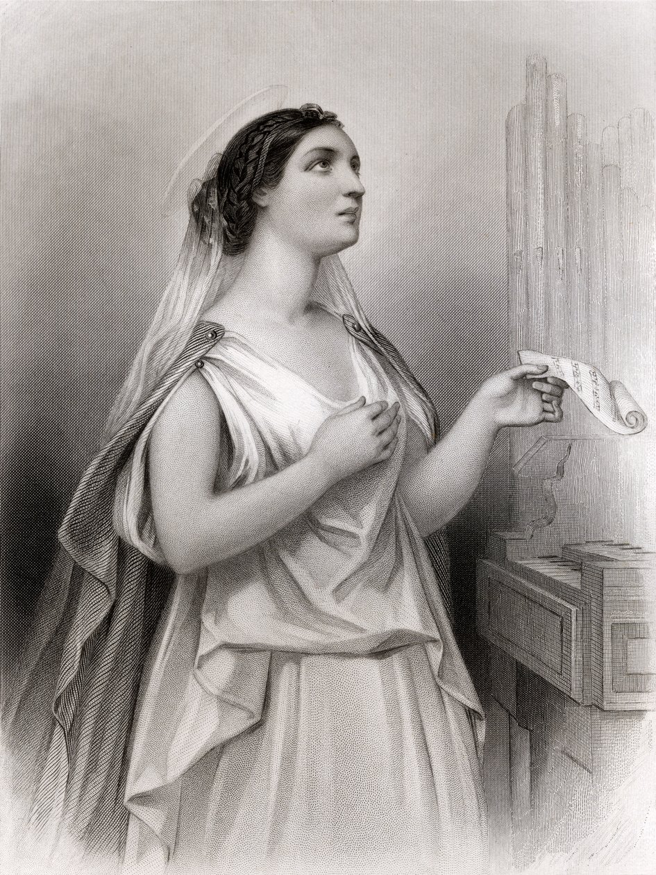 Saint Cecilia, illustration from 