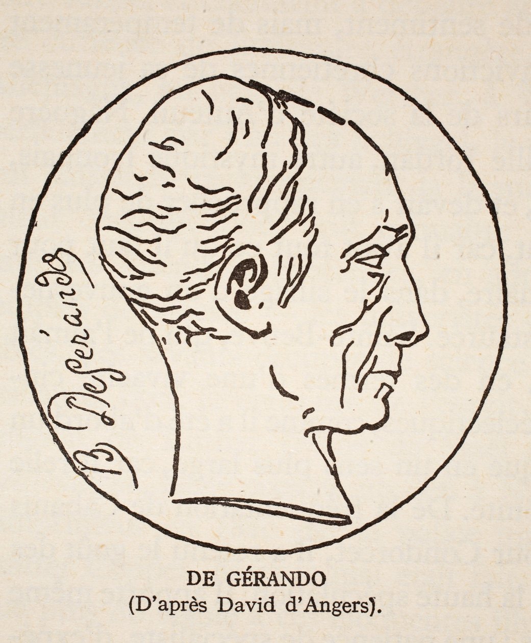 De Gerando by Pierre Jean David d