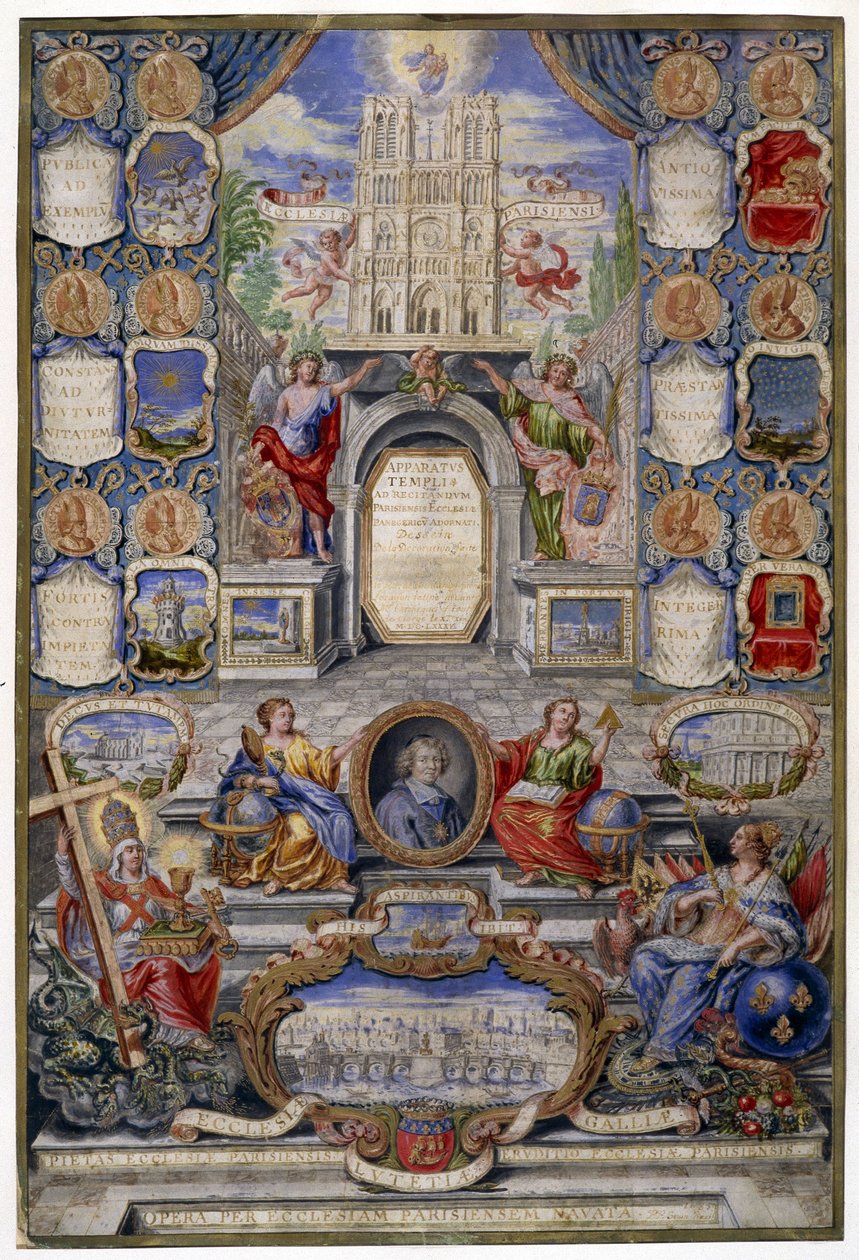 Allegory of the Church of Paris on the Occasion of the Revocation of the Edict of Nantes, 1685 by Pierre Paul Sevin