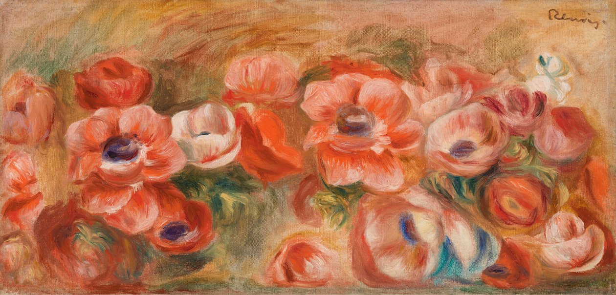Anemones by Pierre-Auguste Renoir