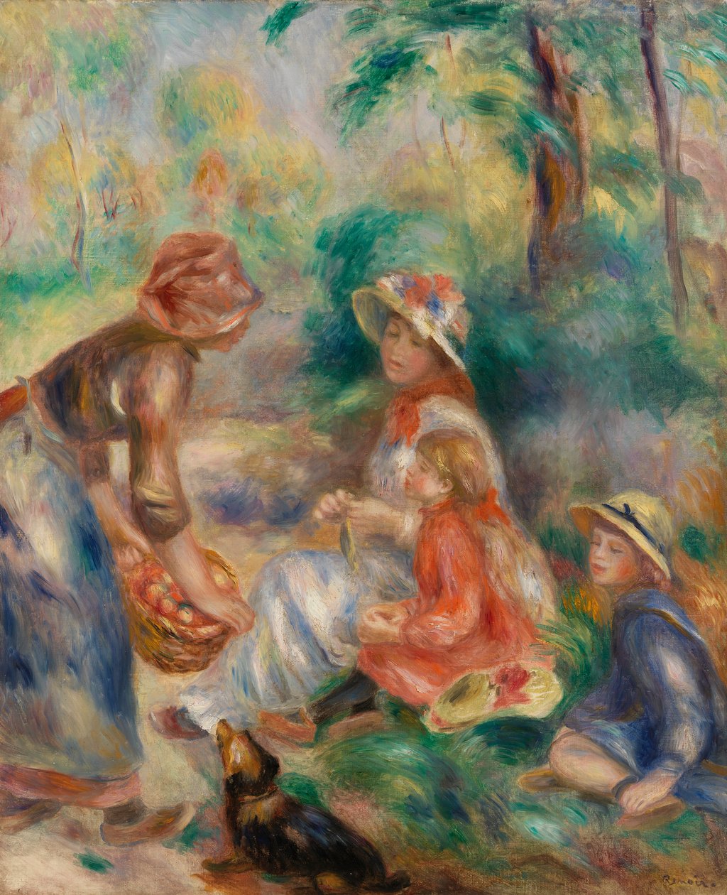 Apple Vendor by Pierre-Auguste Renoir