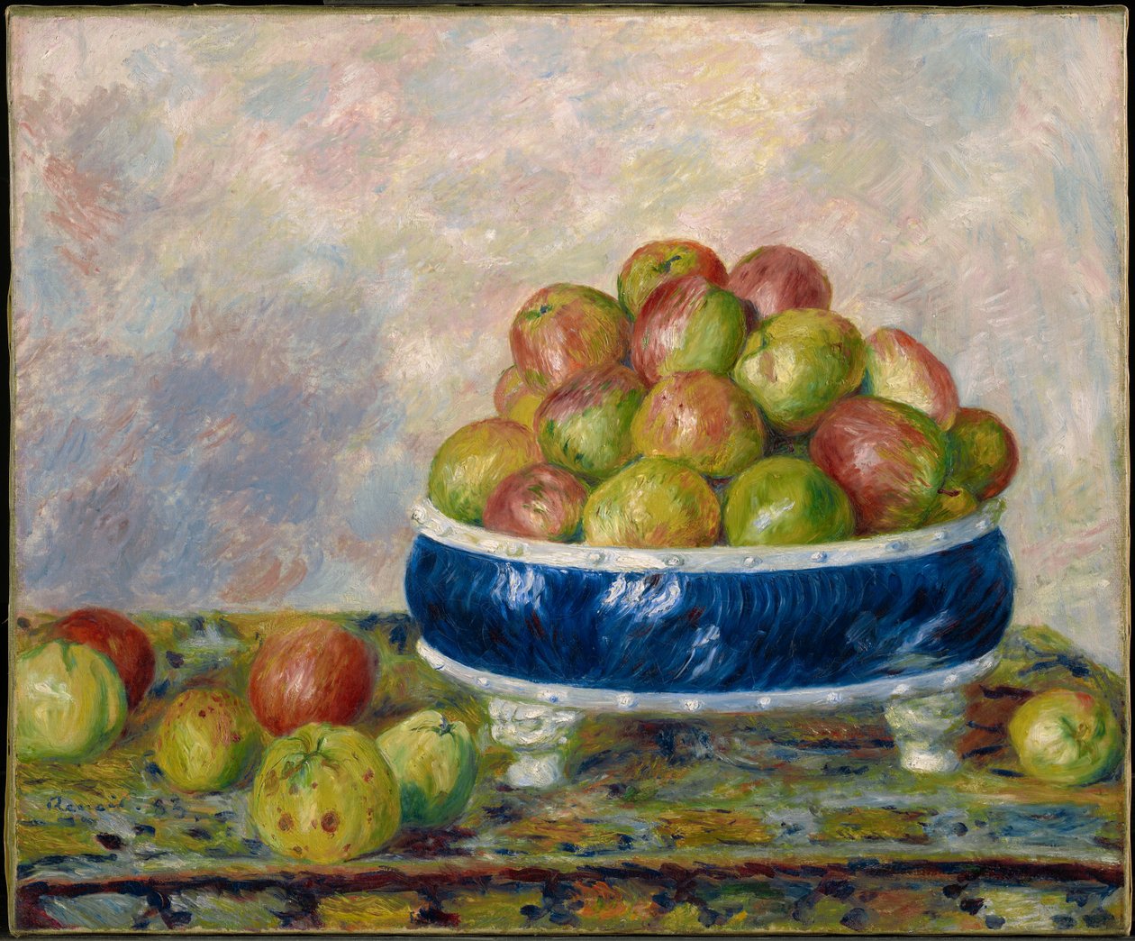 Apples in a Dish by Pierre-Auguste Renoir