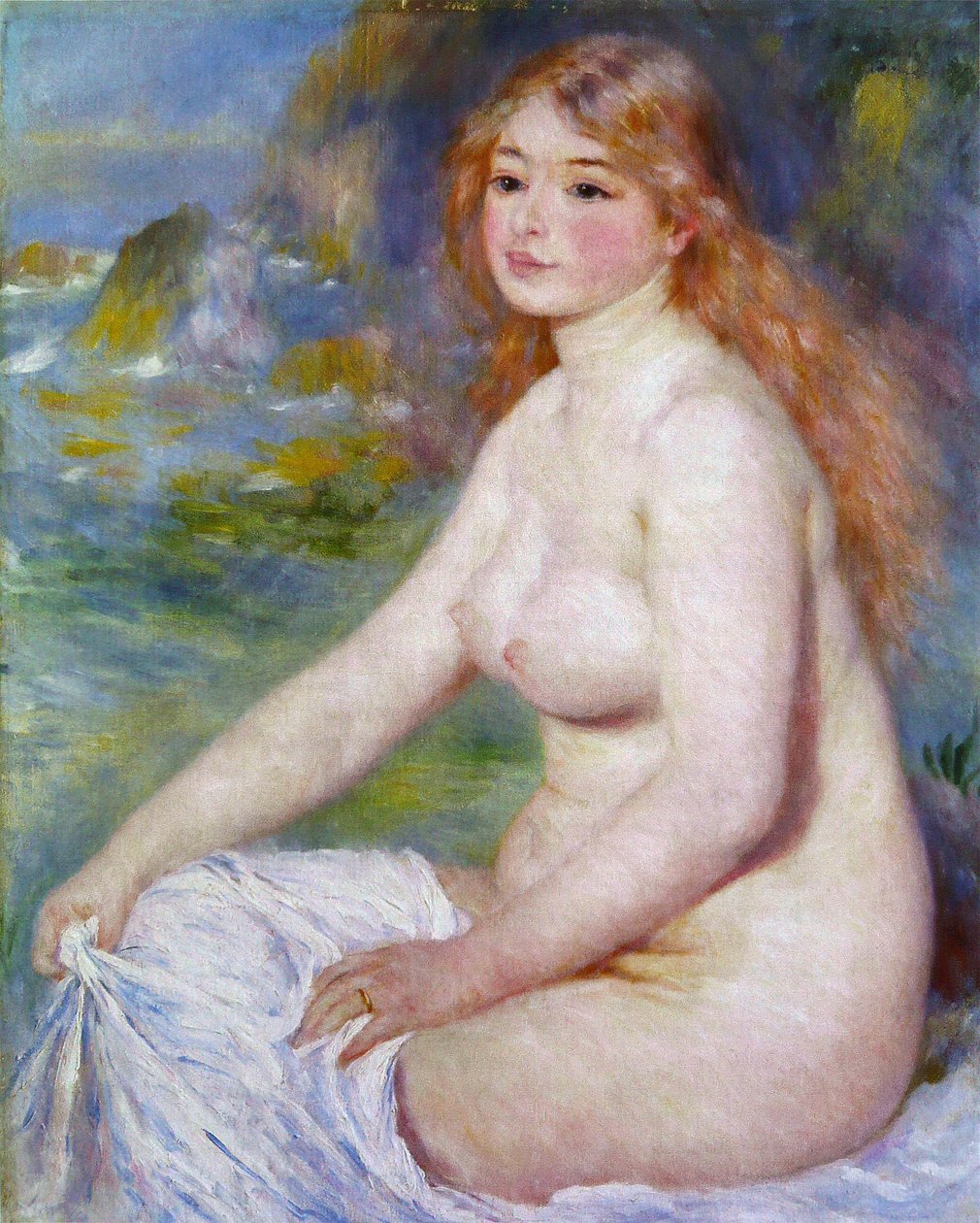 Blonde Bather by Pierre-Auguste Renoir