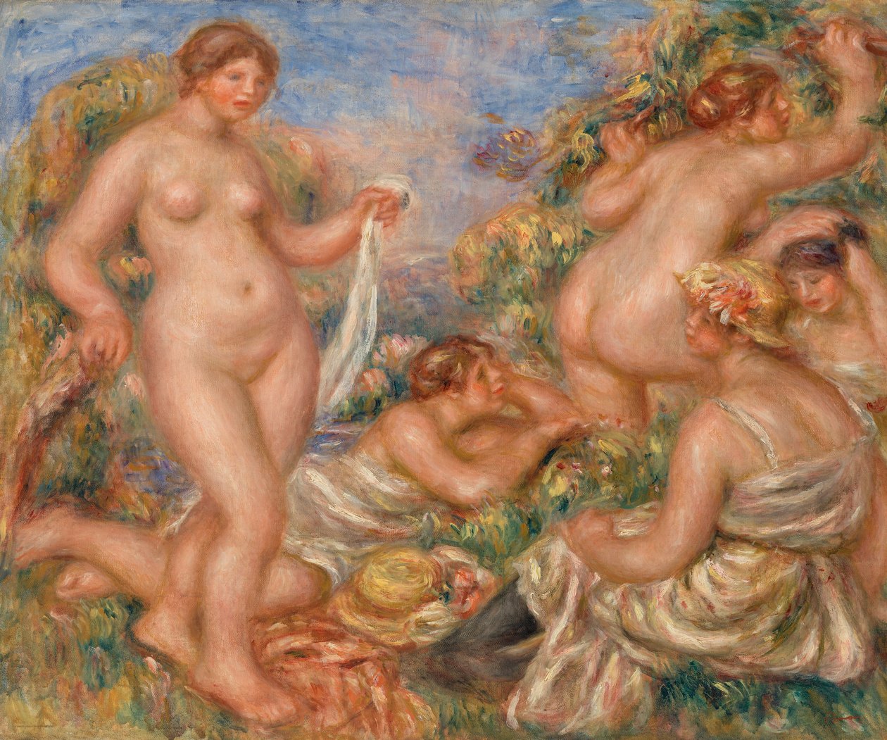 Composition, Five Bathers by Pierre-Auguste Renoir