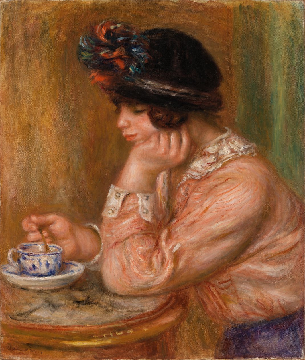 Cup of Chocolate by Pierre-Auguste Renoir