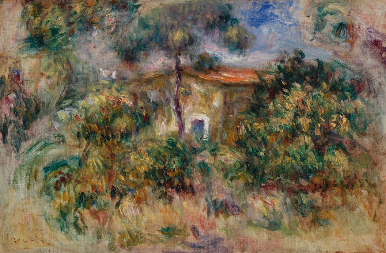 Farmhouse by Pierre-Auguste Renoir