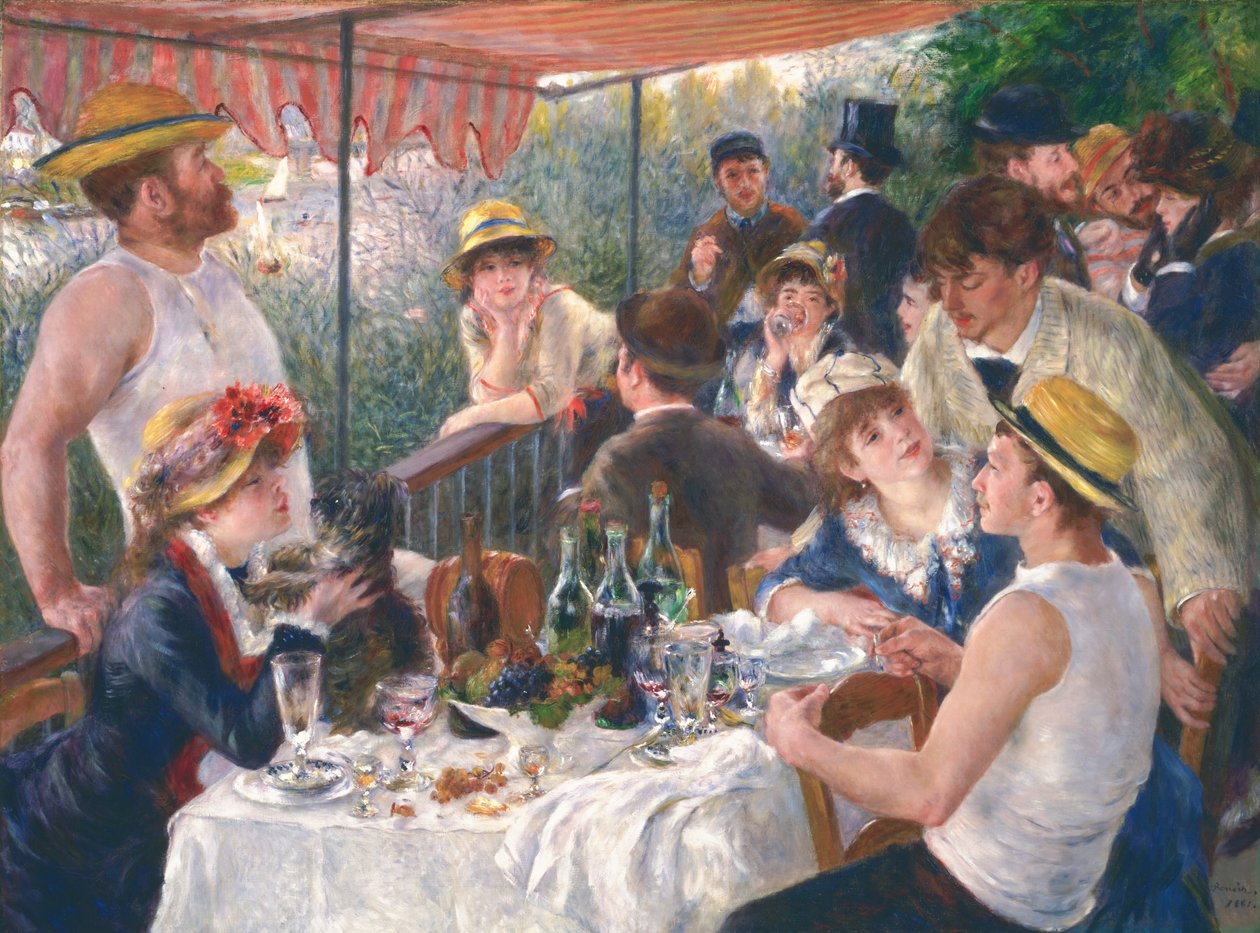Luncheon of the Boating Party by Pierre-Auguste Renoir