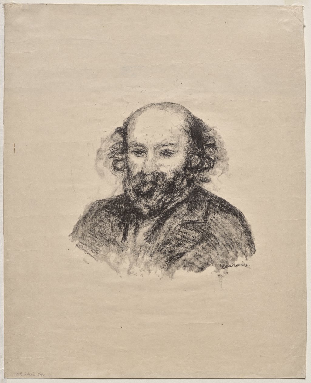 Paul Cézanne by Pierre-Auguste Renoir