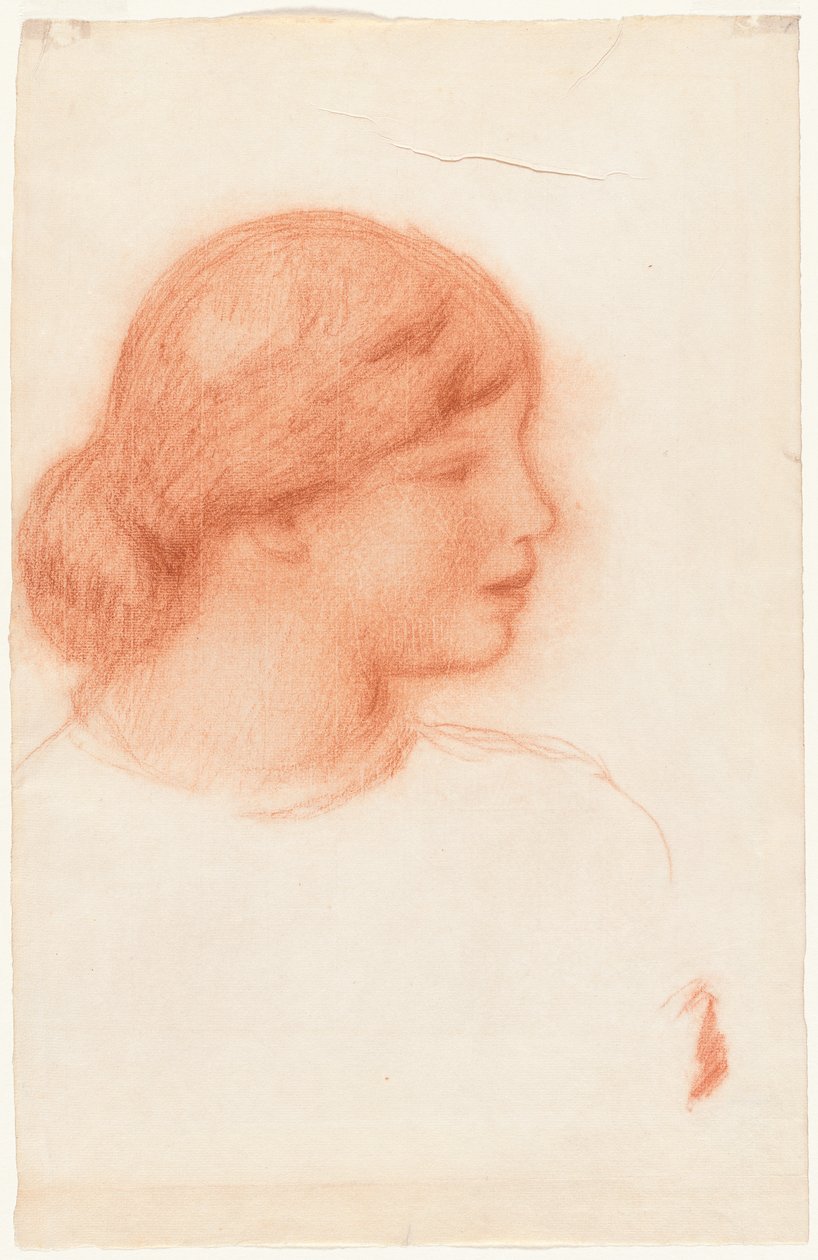 Profile of a Young Woman by Pierre-Auguste Renoir