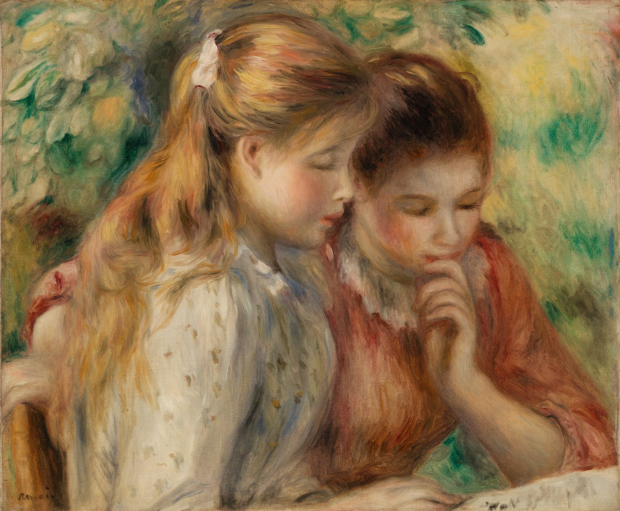 Reading by Pierre-Auguste Renoir