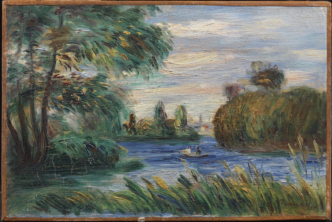River Landscape by Pierre-Auguste Renoir