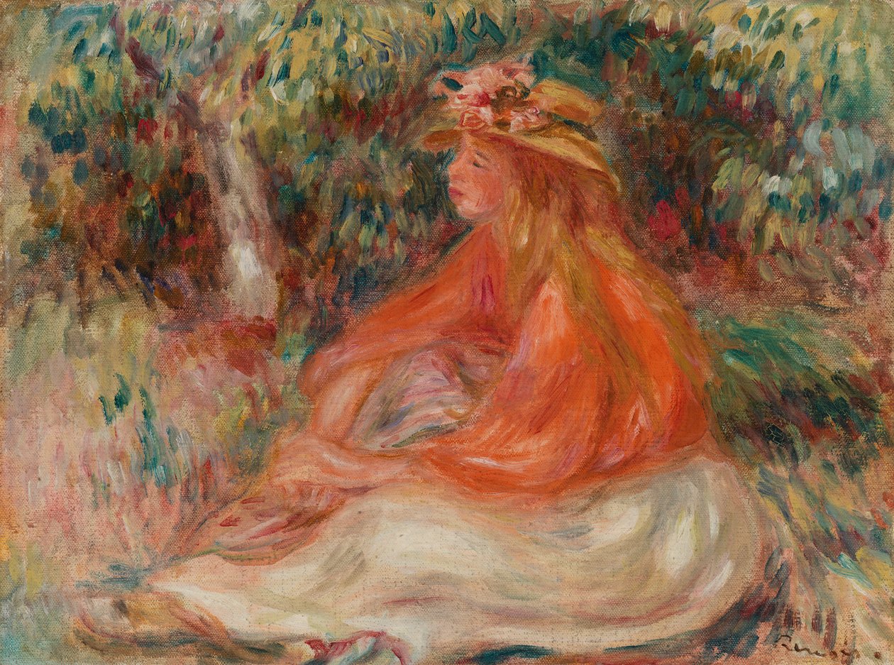 Seated Woman by Pierre-Auguste Renoir