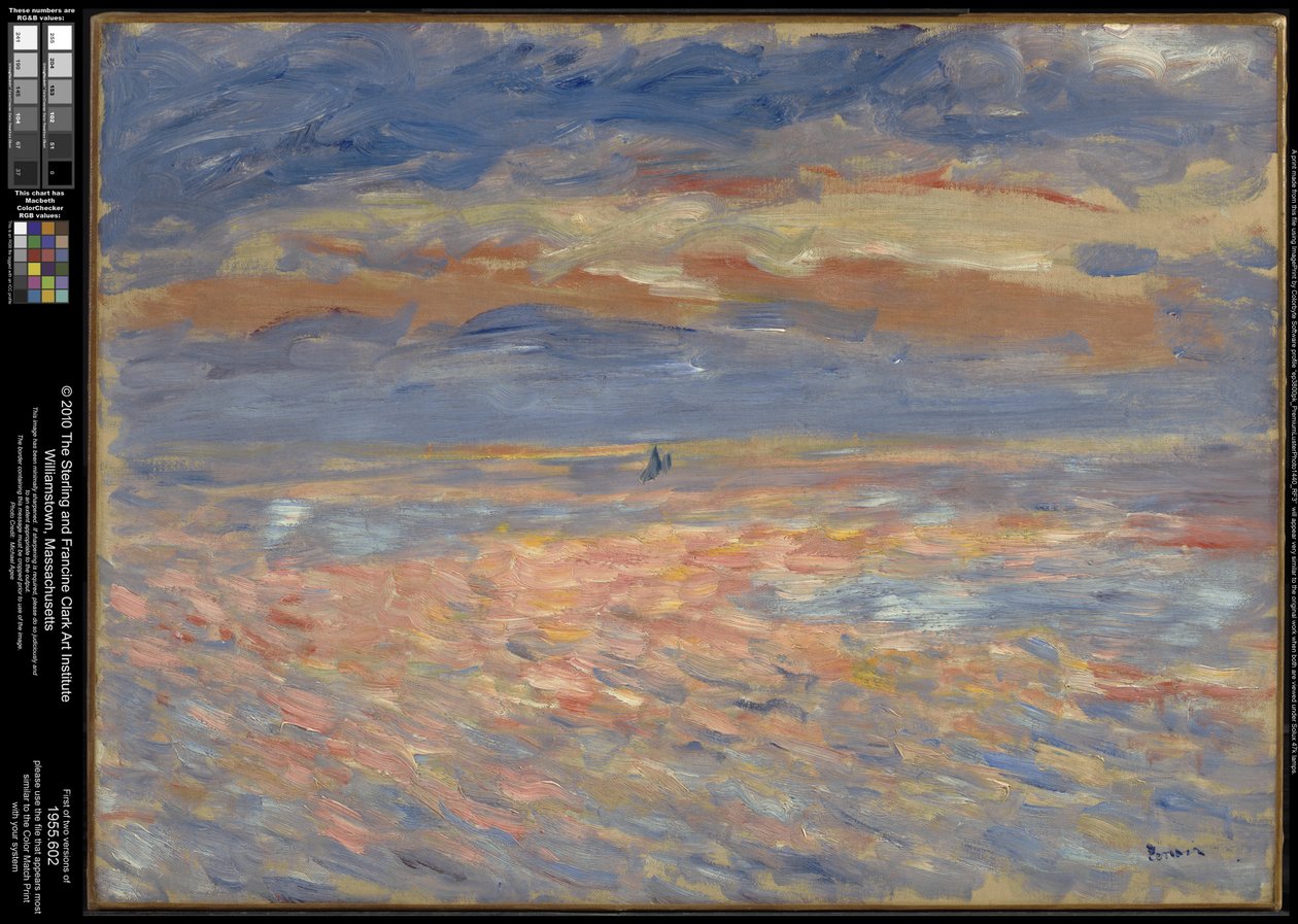 Sunset by Pierre-Auguste Renoir