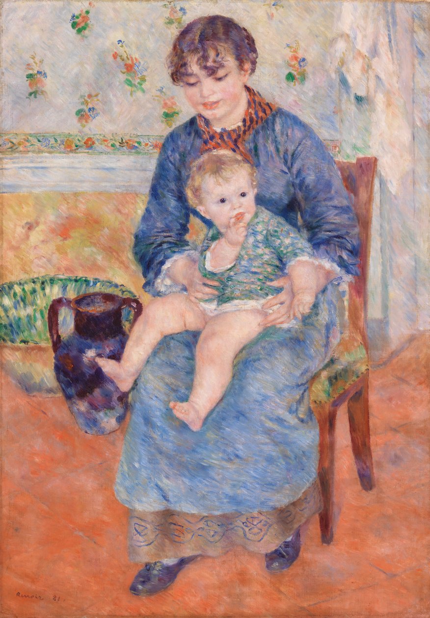Young Mother by Pierre-Auguste Renoir