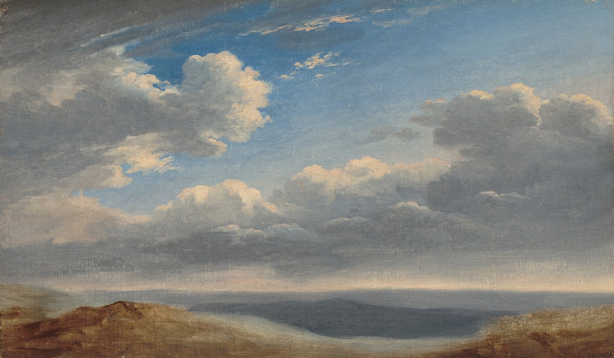 Study of Clouds over the Roman Campagna by Pierre-Henri de Valenciennes