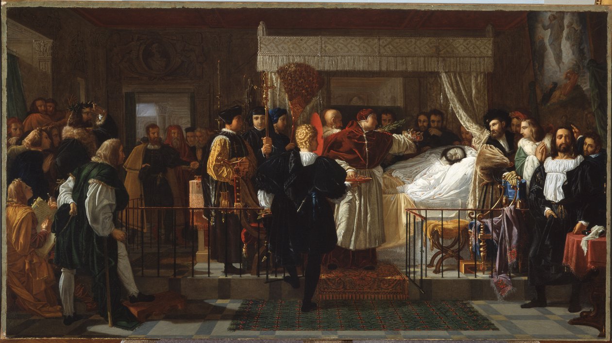 Honors Rendered to Raphael on His Deathbed by Pierre-Nolasque Bergeret