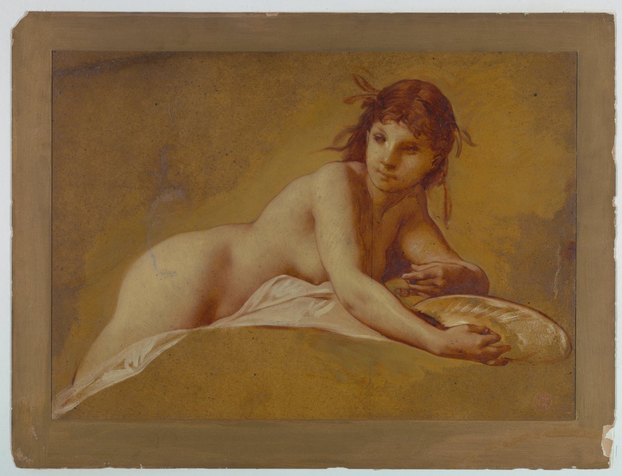 Drawing (France), Late 19th Century by Pierre-Victor Galland