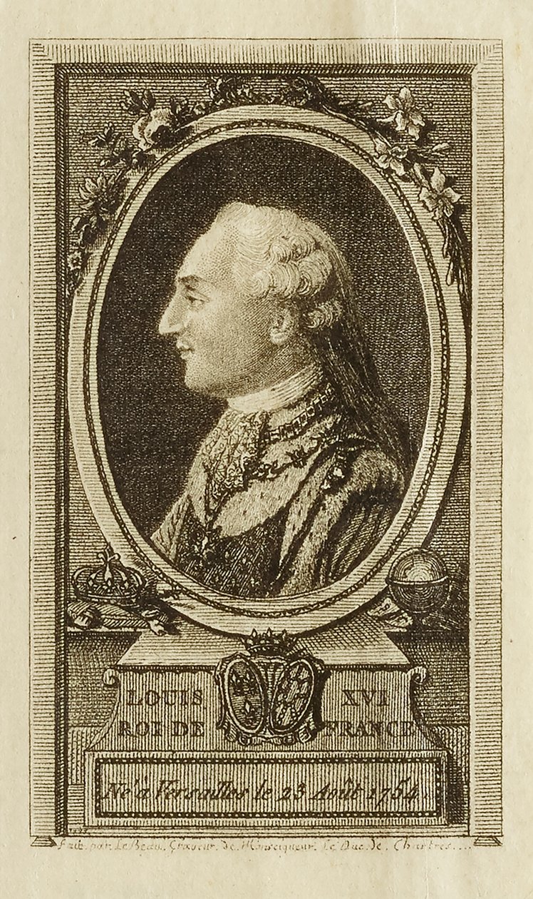 Louis XVI, King of France by Pierre Adrien Le Beau