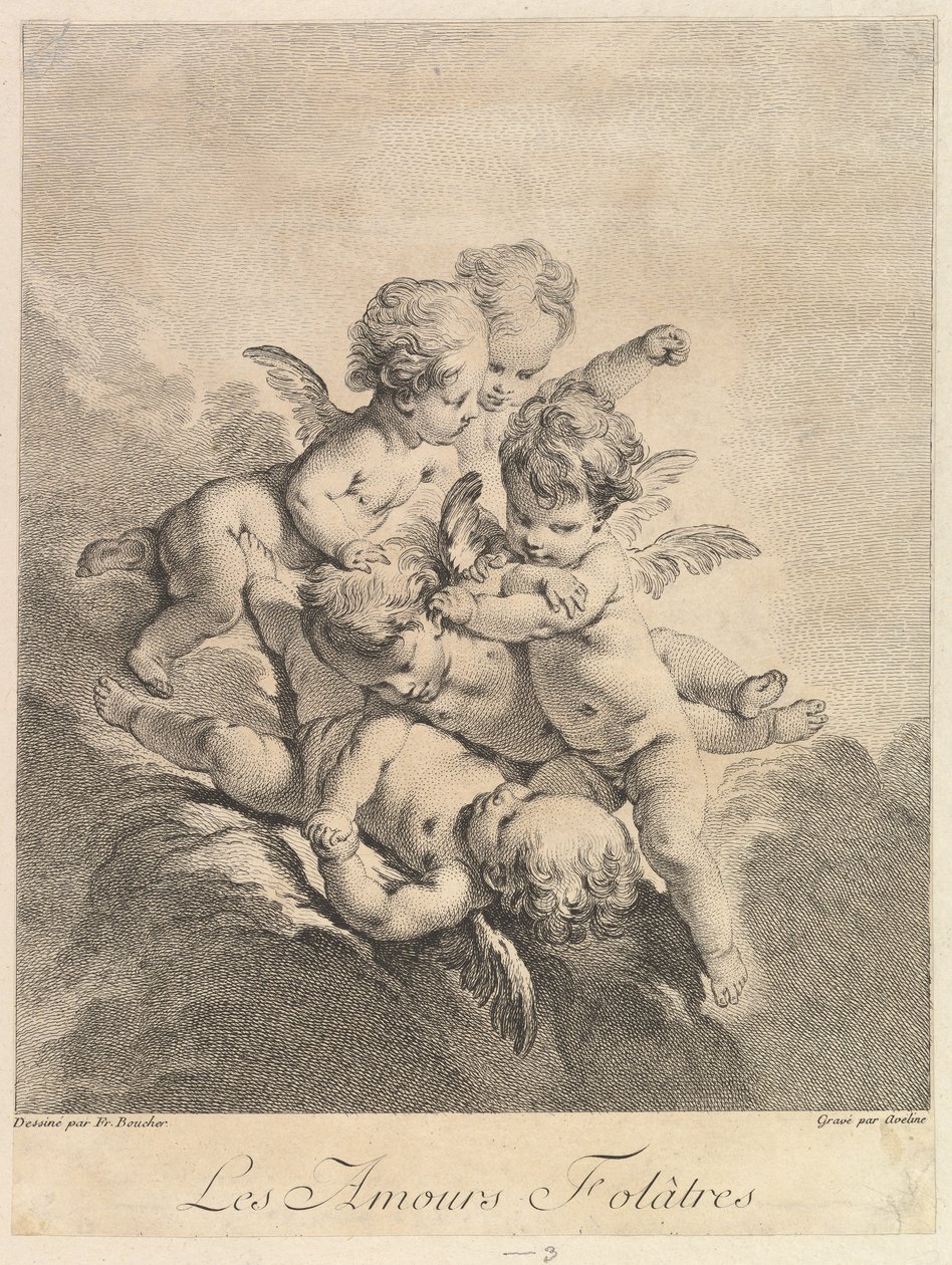 Children Playing by Pierre-Alexandre Aveline
