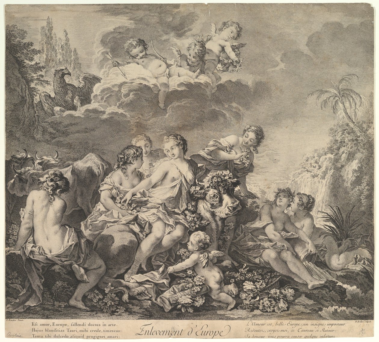Abduction of Europa by Pierre Alexandre Aveline