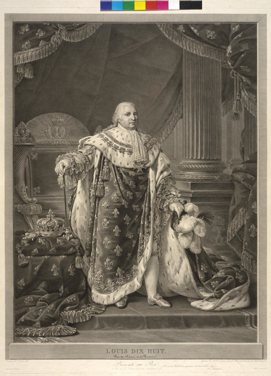 King Louis XVIII of France by Pierre Audouin