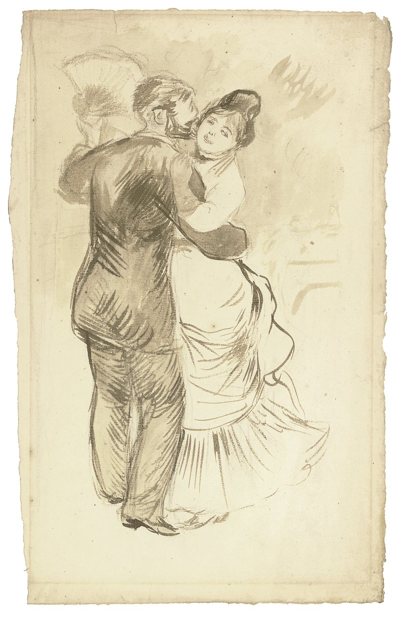 A Study for Dance in the Countryside, 1883 by Pierre Auguste Renoir