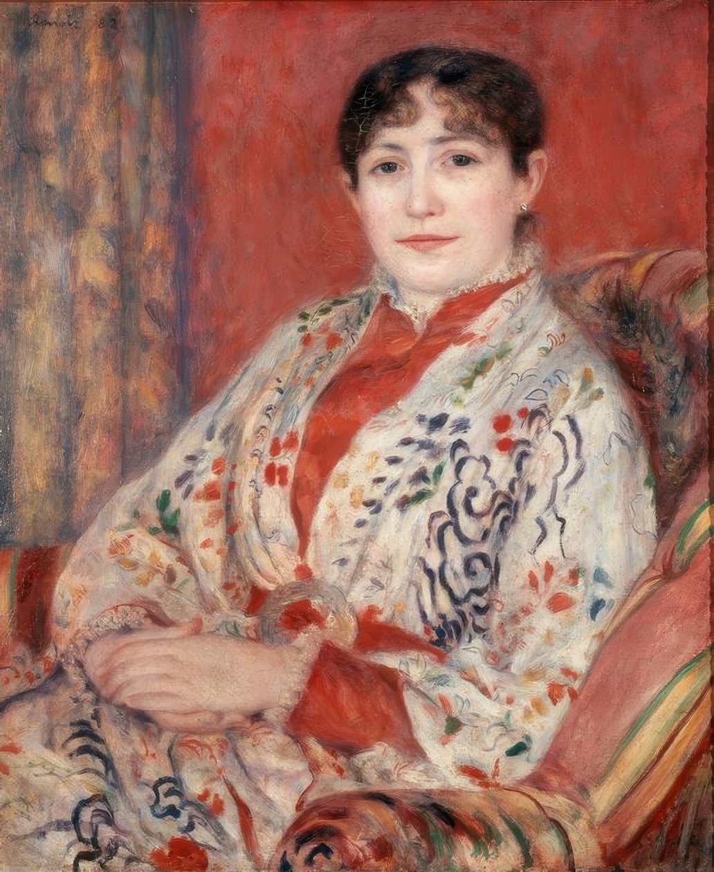 Portrait of Madame Leriaux by Pierre-Auguste Renoir