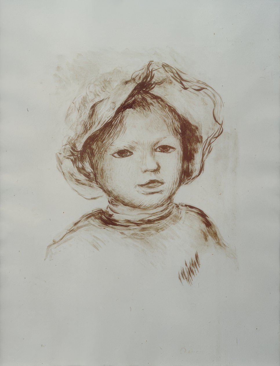 Portrait of Pierre Renoir by Pierre Auguste Renoir