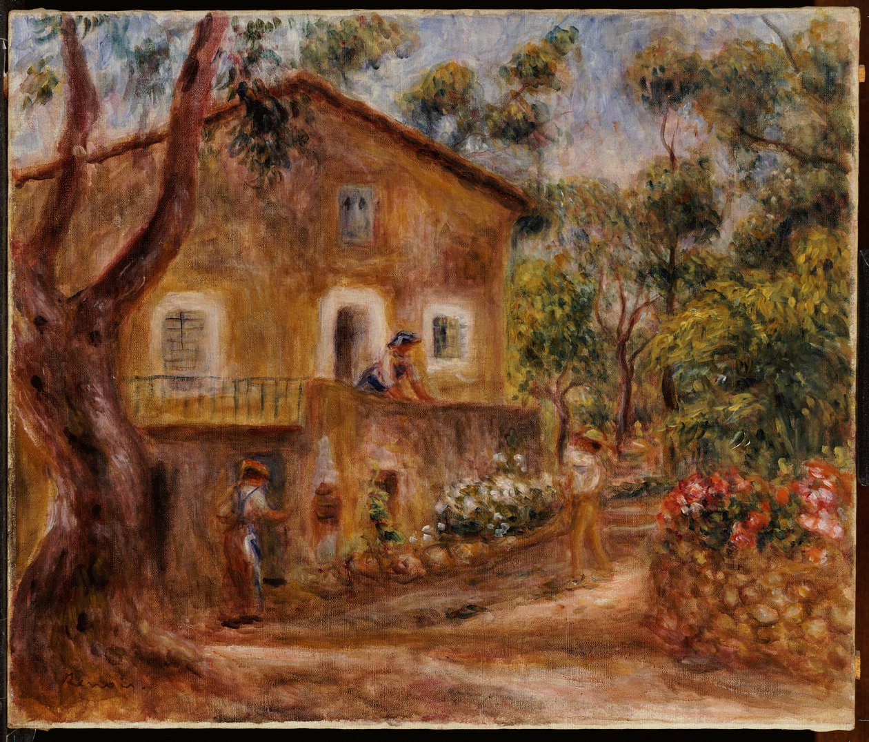Collette's House at Cagne by Pierre-Auguste Renoir