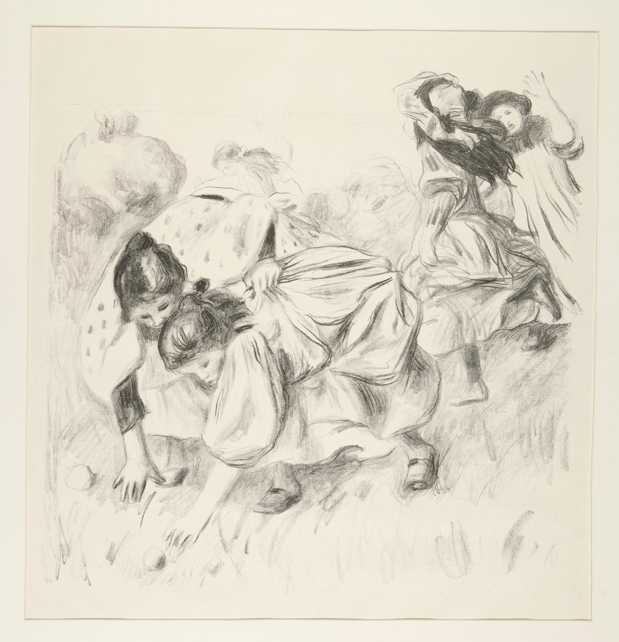 Children Playing Ball by Pierre Auguste Renoir