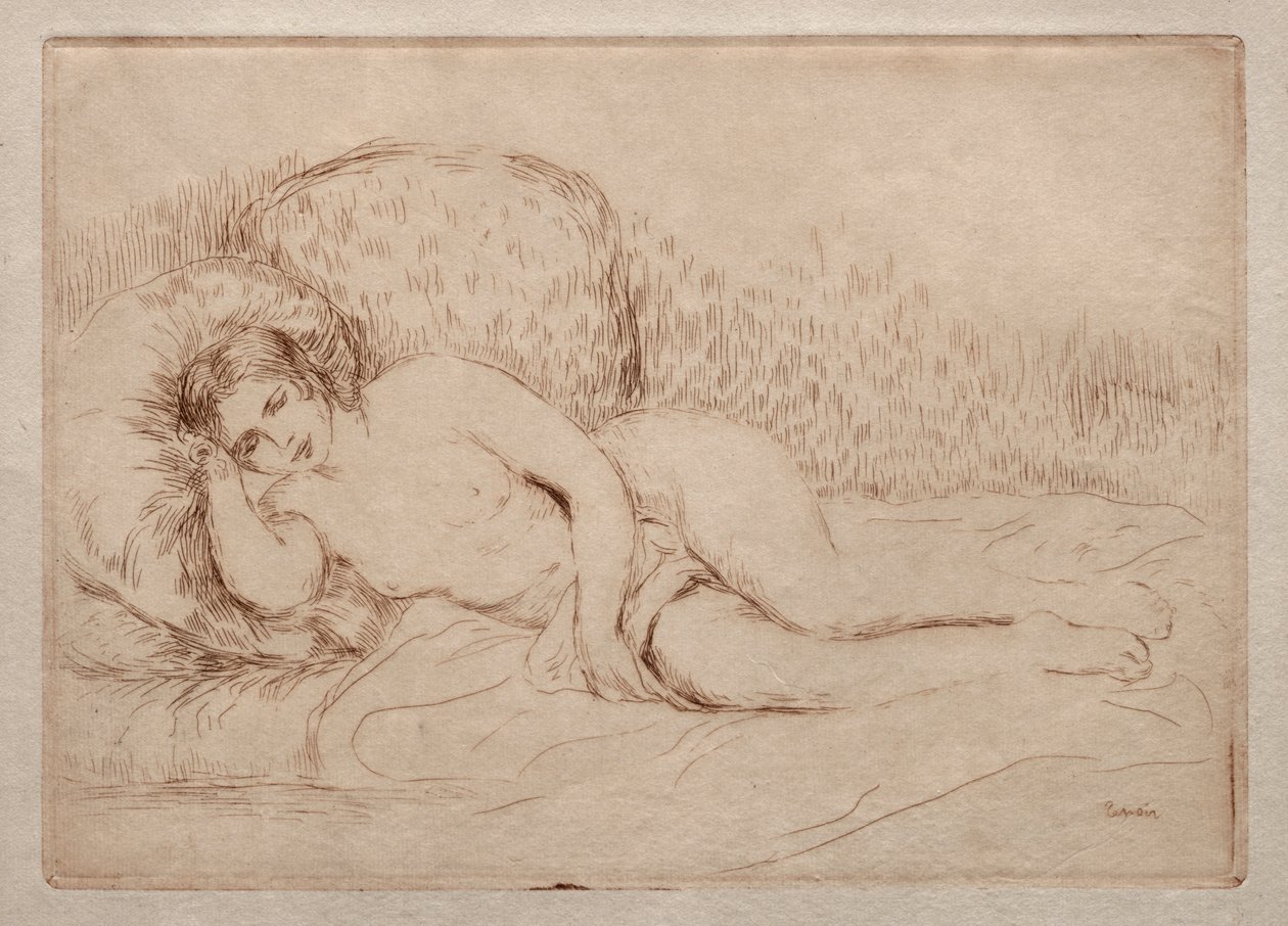 Nude Woman Reclining by Pierre Auguste Renoir