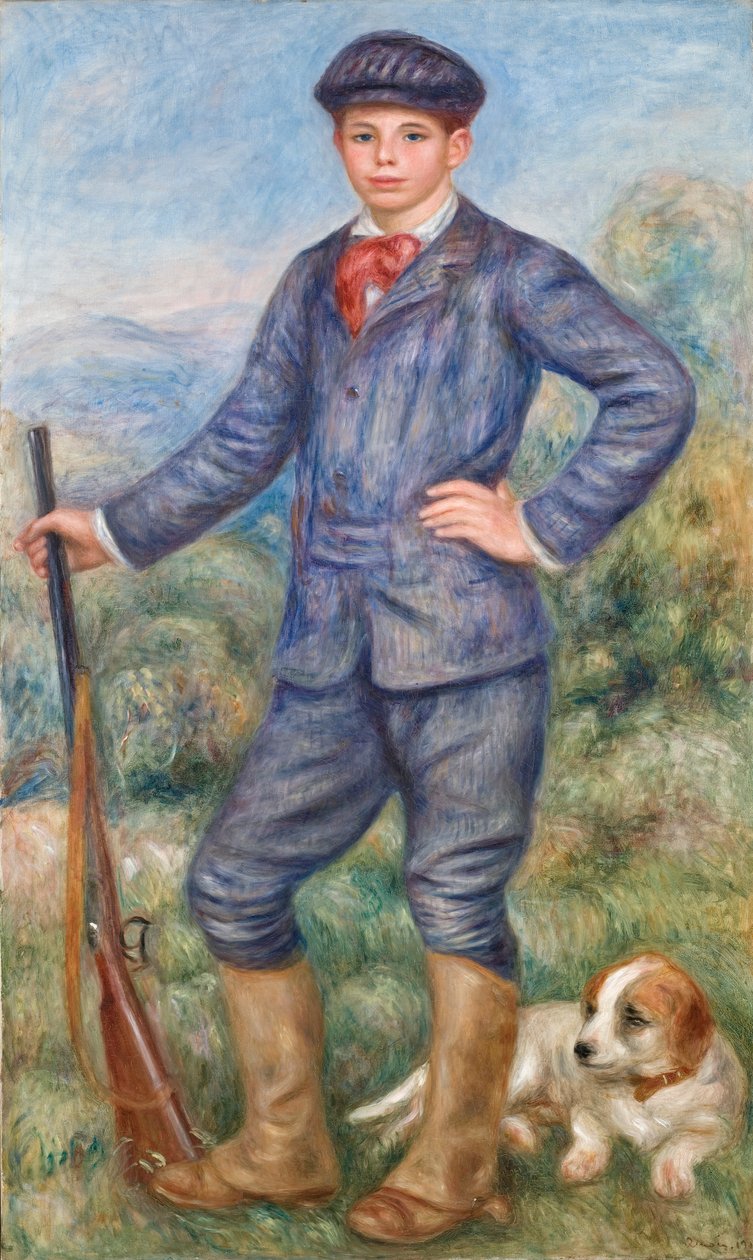 Jean as a Huntsman by Pierre-Auguste Renoir: Fine art print