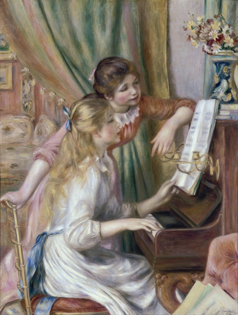 Young Girls at the Piano by Pierre-Auguste Renoir