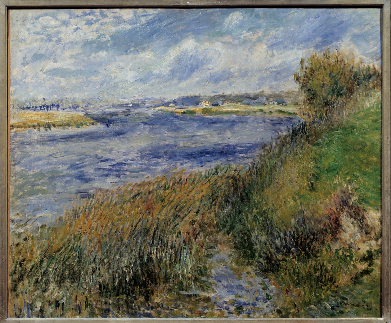 The Seine at Champrosay by Pierre Auguste Renoir