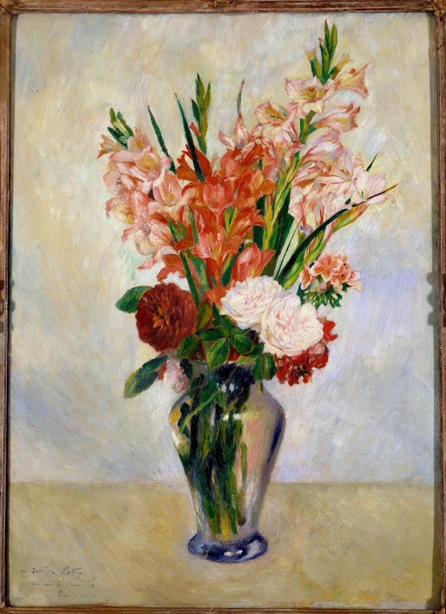Les Glaieuls by Pierre Auguste Renoir