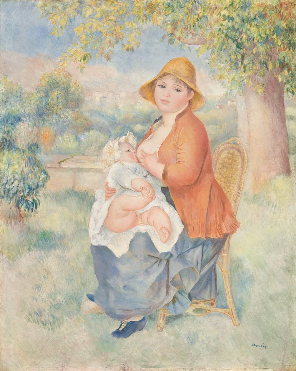 Maternity or Woman Nursing Her Child (Madame Renoir and Her Son) by Pierre-Auguste Renoir
