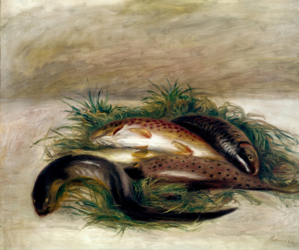 Still Life with Fish by Pierre-Auguste Renoir