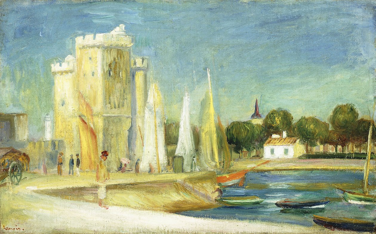 Port of La Rochelle by Pierre-Auguste Renoir