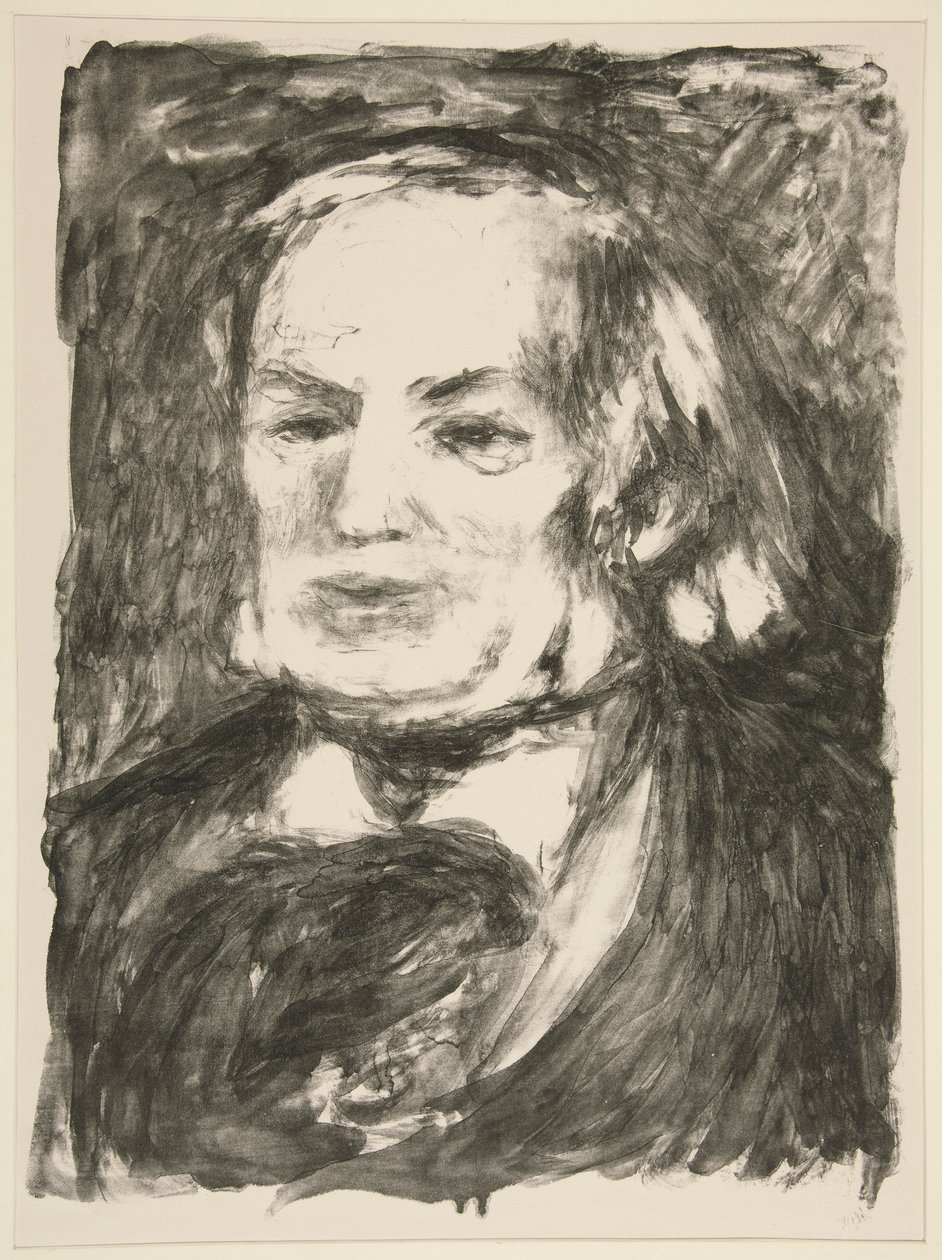 Portrait of Richard Wagner by Pierre Auguste Renoir