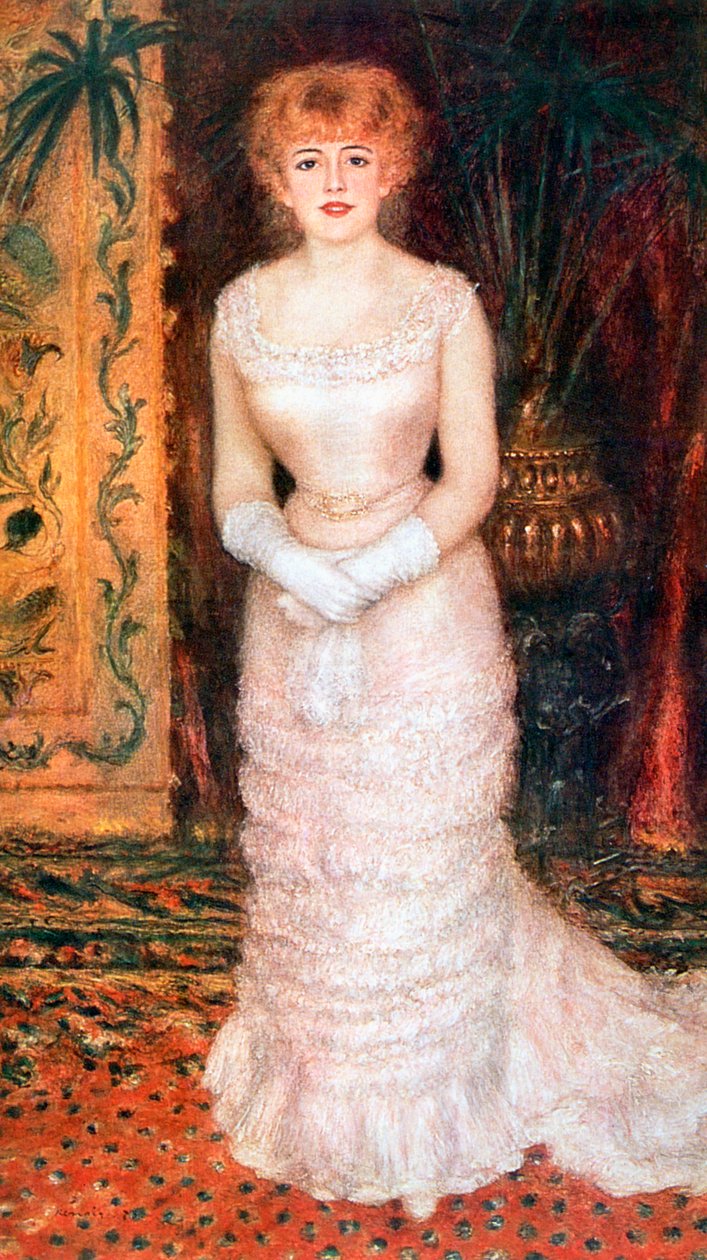 Portrait of the Actress Jeanne Samary by Pierre Auguste Renoir