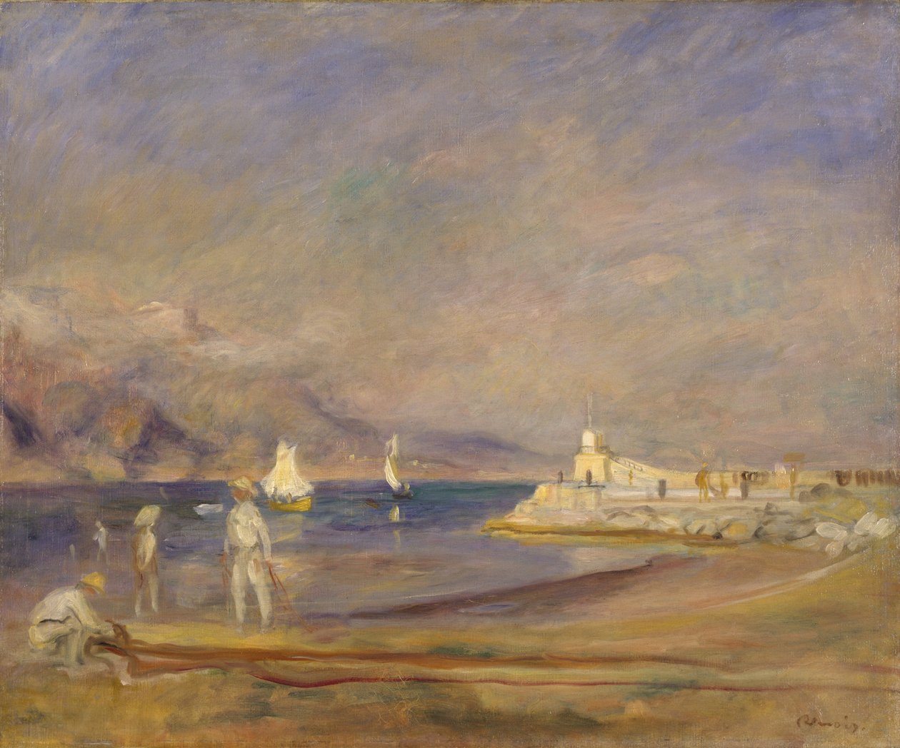 Saint-Tropez by Pierre Auguste Renoir