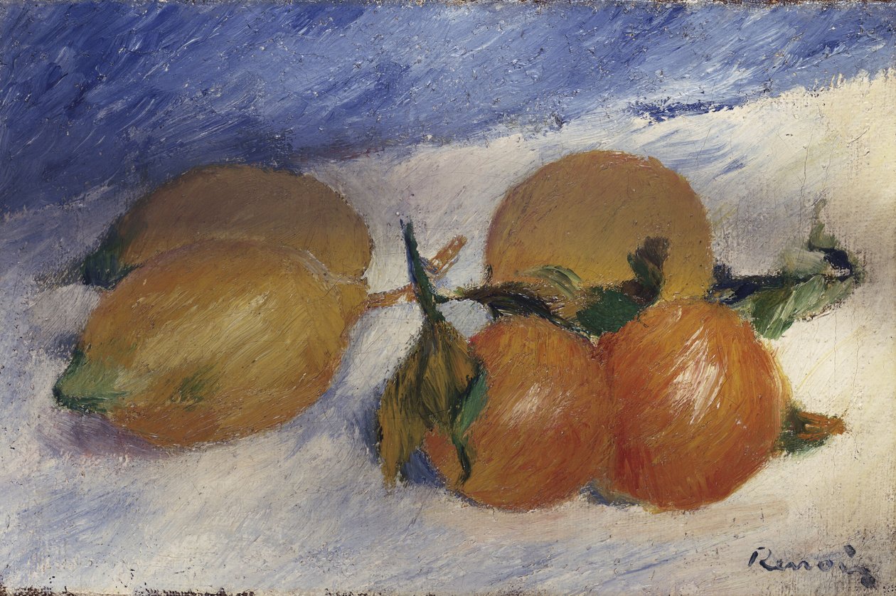 Still Life with Lemons and Oranges by Pierre-Auguste Renoir