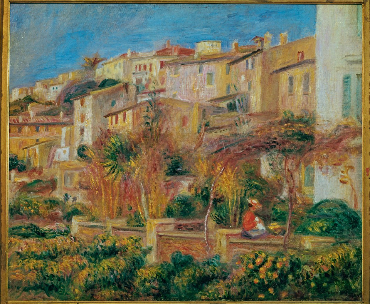 Terrace at Cagnes by Pierre Auguste Renoir