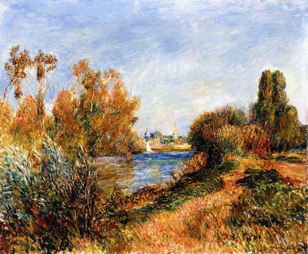 The Seine at Argenteuil by Pierre-Auguste Renoir