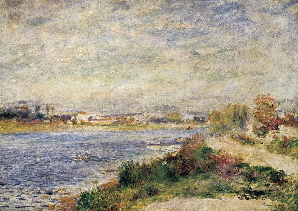 The Seine in Argenteuil by Pierre-Auguste Renoir