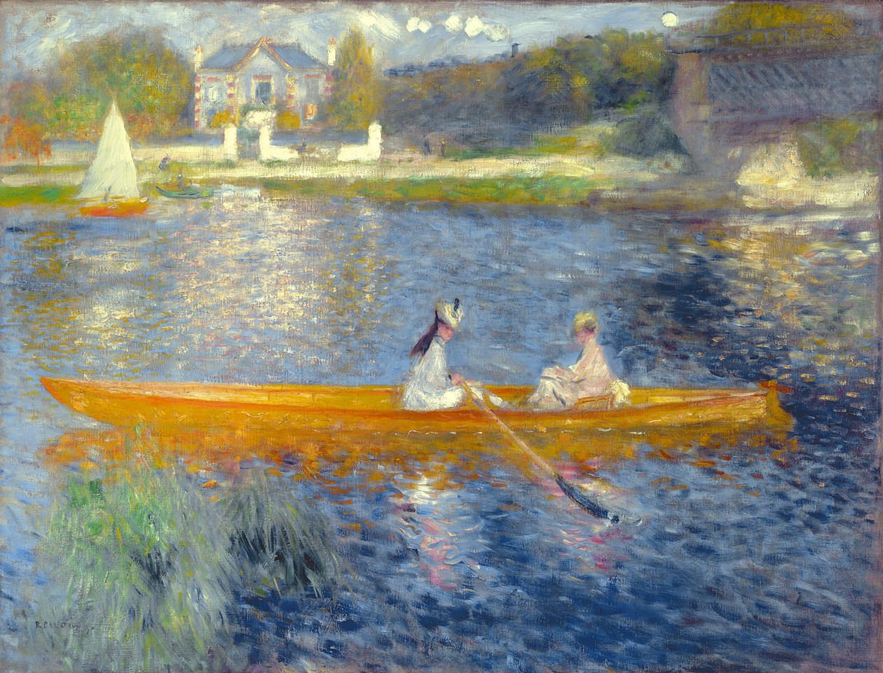 The Skiff (La Yole) by Pierre Auguste Renoir